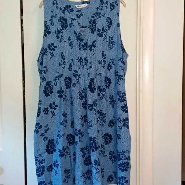 *Nwot Sonoma Goods For Life Floral Print Shift Dress Sz Xxl